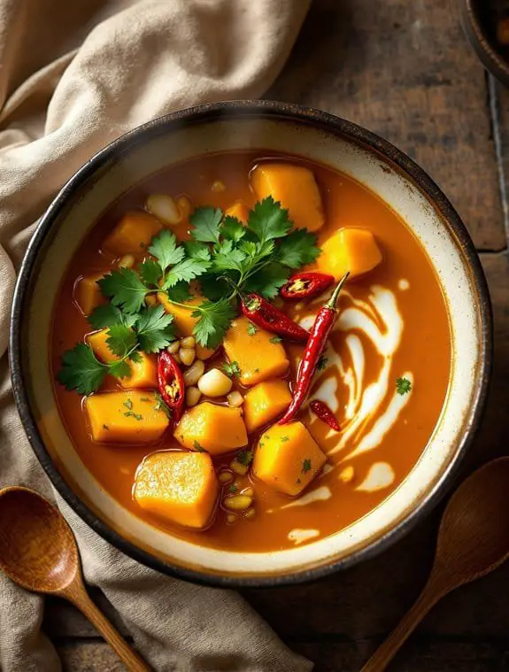 kabocha squash red curry recipe