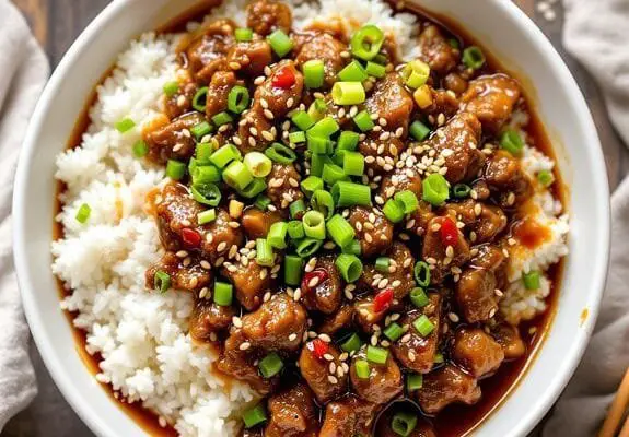 Korean Ground Beef Bowl Recipe