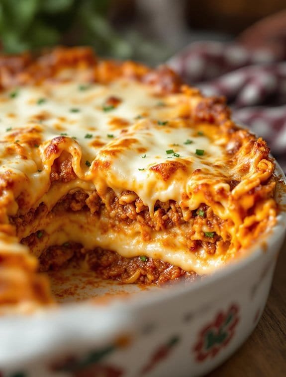 lasagna construction step by step