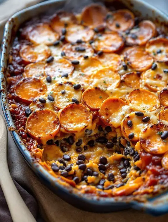 layering sweet potato heaven