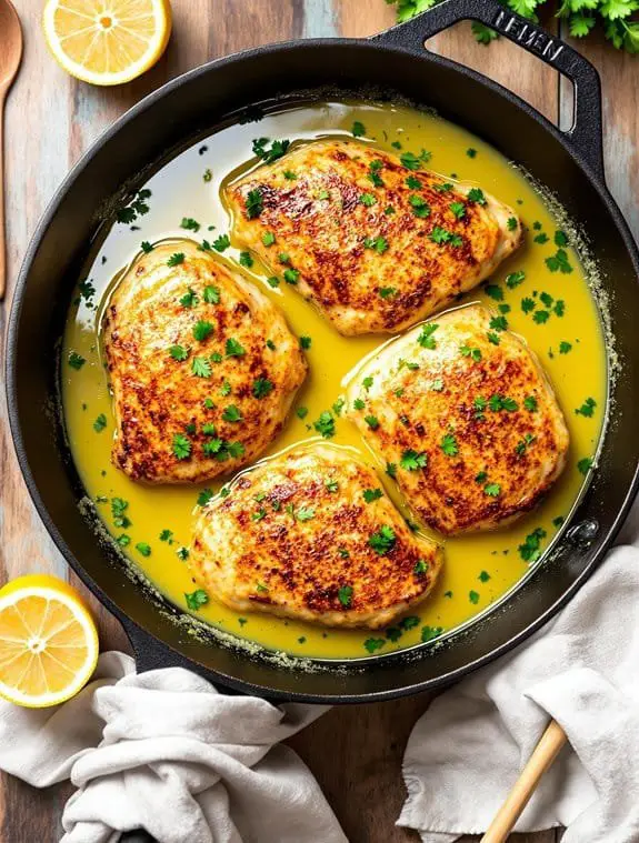 Skillet Lemon Chicken Recipe
