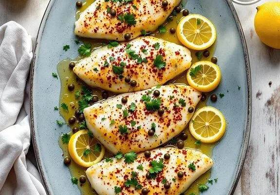 Zesty Mediterranean Baked Cod Recipe With Lemon