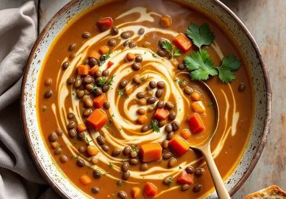 lentil coconut comfort stew
