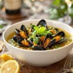 luxurious mussels in butter