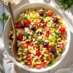 mediterranean orzo summer salad