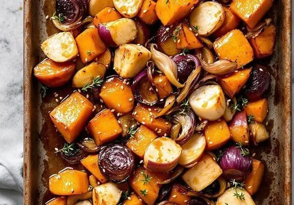 Sweet & Savory Miso Root Vegetable Recipe