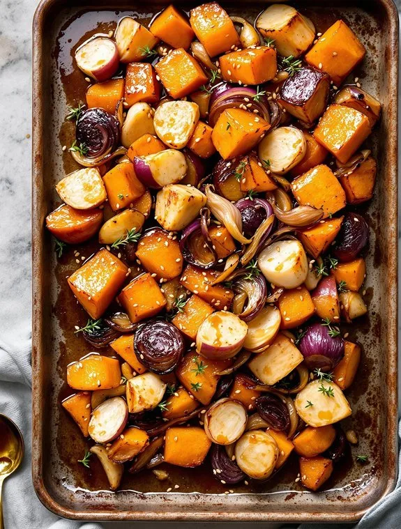 Sweet & Savory Miso Root Vegetable Recipe
