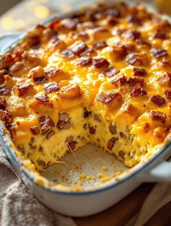 overnight breakfast casserole magic