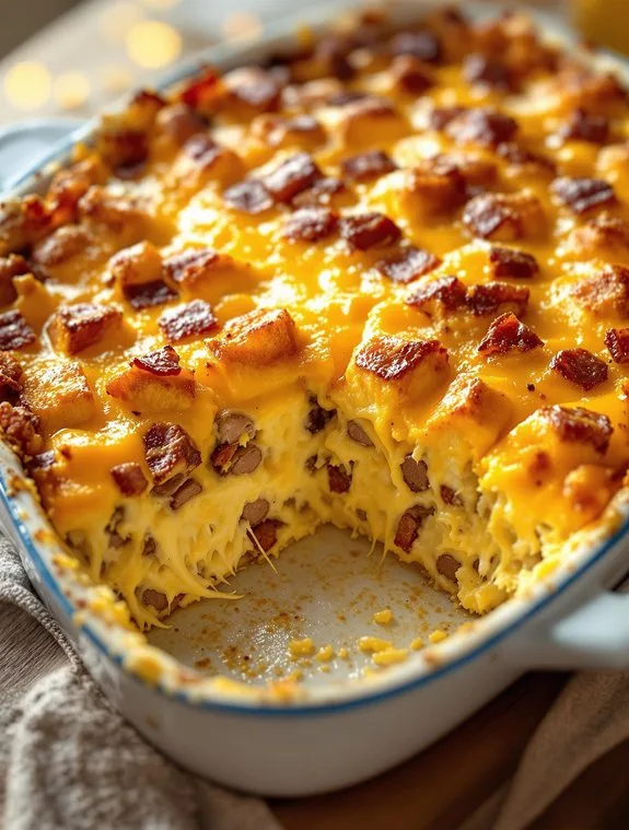 overnight breakfast casserole magic