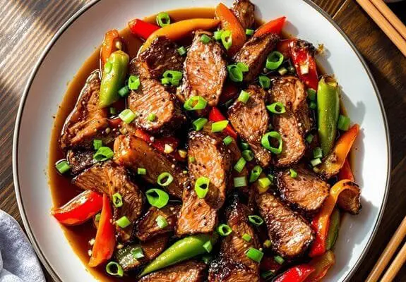 Asian Black Pepper Steak Recipe