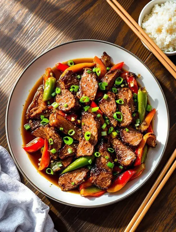 Asian Black Pepper Steak Recipe