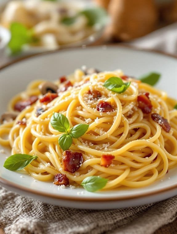 perfectly creamy carbonara recipe