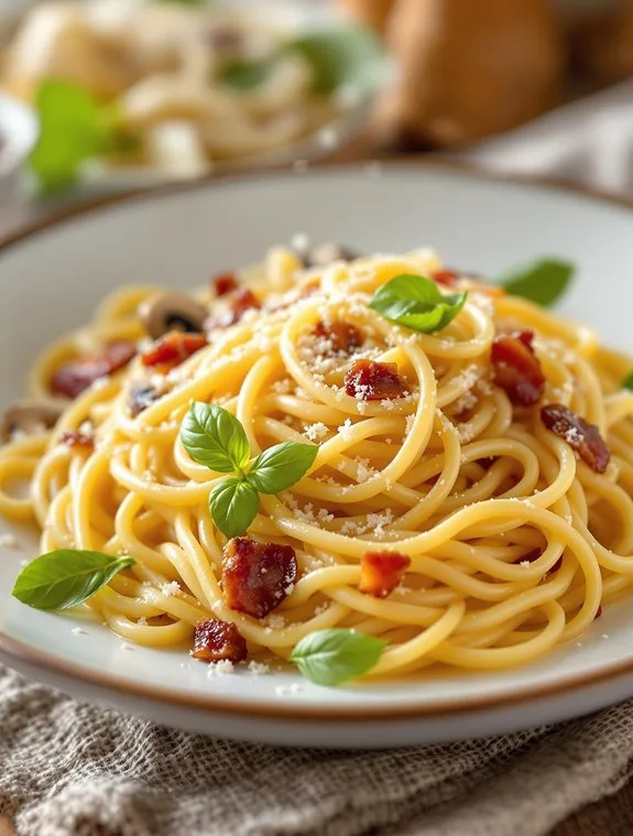 perfectly creamy carbonara recipe