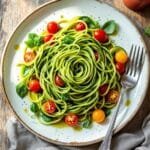 pesto zucchini noodles recipe