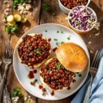 plant based lentil sloppy joes