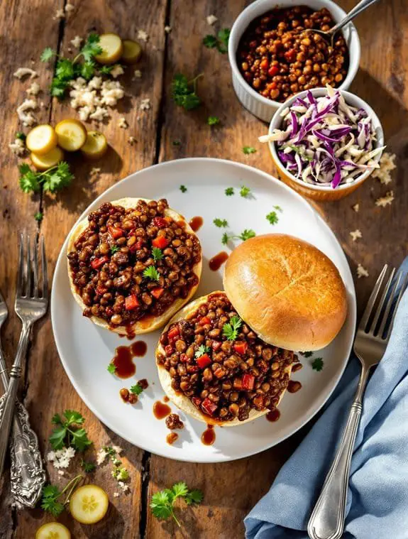 Hearty Plant-Based Lentil Sloppy Joes Recipe