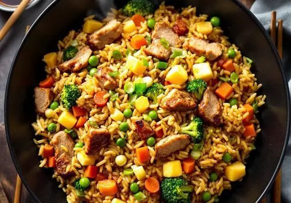 Chinese Pork Fried Rice Recipe