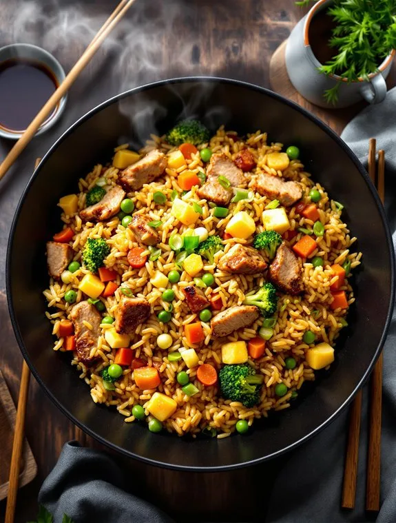 Chinese Pork Fried Rice Recipe