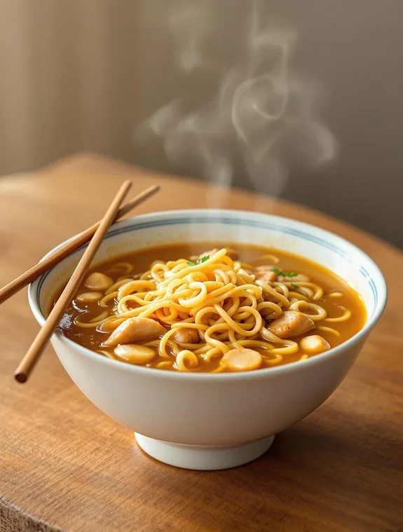 quick and comforting curry ramen