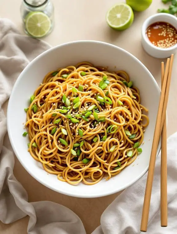 15-Minute Savory Sesame Noodles Recipe