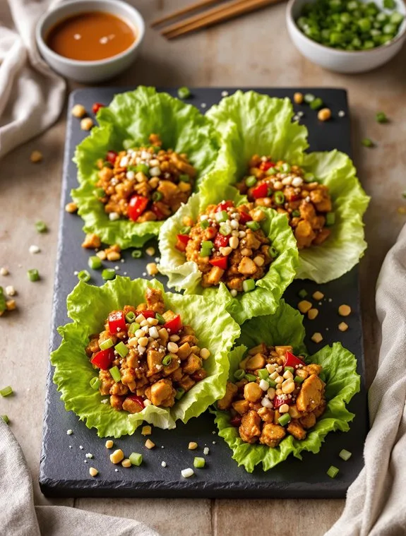 quick and flavorful chicken wraps