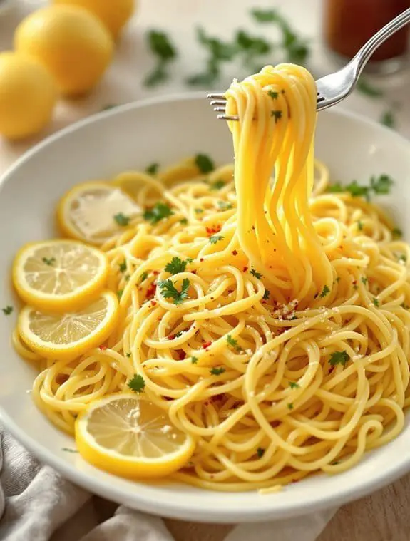 quick and flavorful lemon pasta