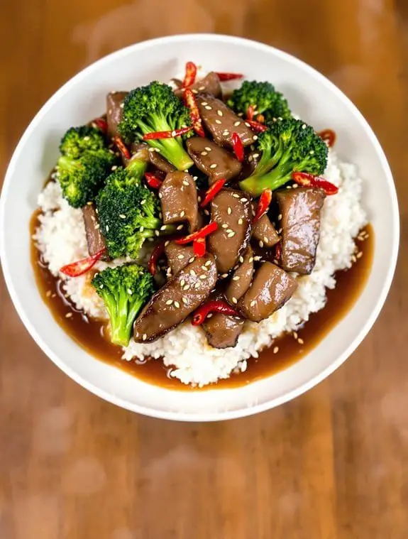 quick flavorful beef and broccoli