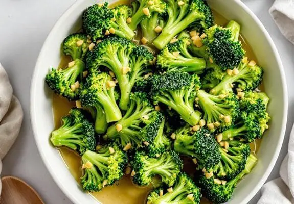 quick garlic butter broccoli
