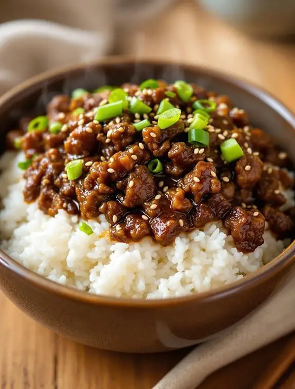 quick korean beef bowl recipe