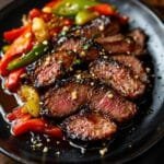 quick vibrant black pepper steak