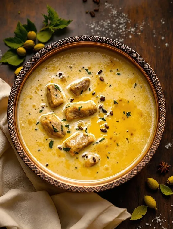 rich and creamy yakhni