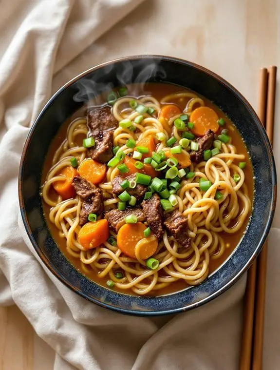 rich savory curry udon