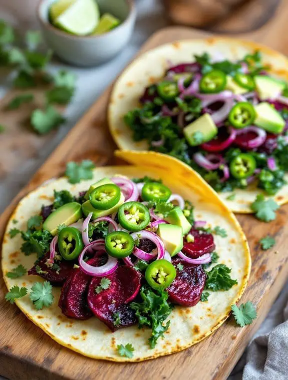 roasted beetroot tacos recipe