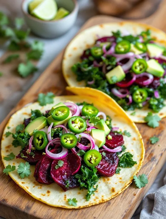 roasted beetroot tacos recipe