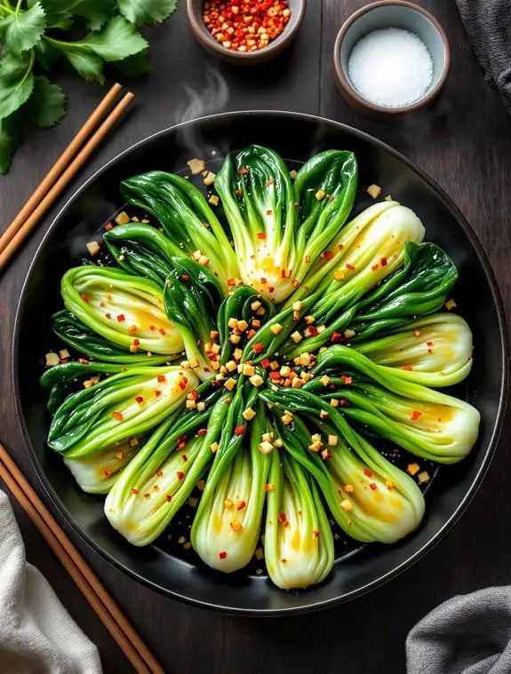 Sizzling Asian Ginger-Garlic Bok Choy Recipe