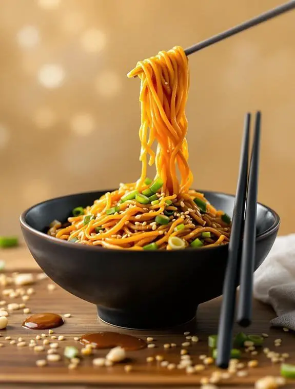 savory sesame noodles recipe