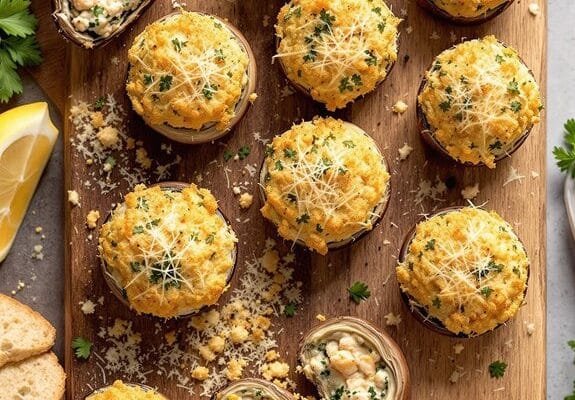 savory stuffed mushroom recipe