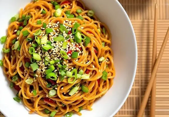 sesame noodle dish recipe
