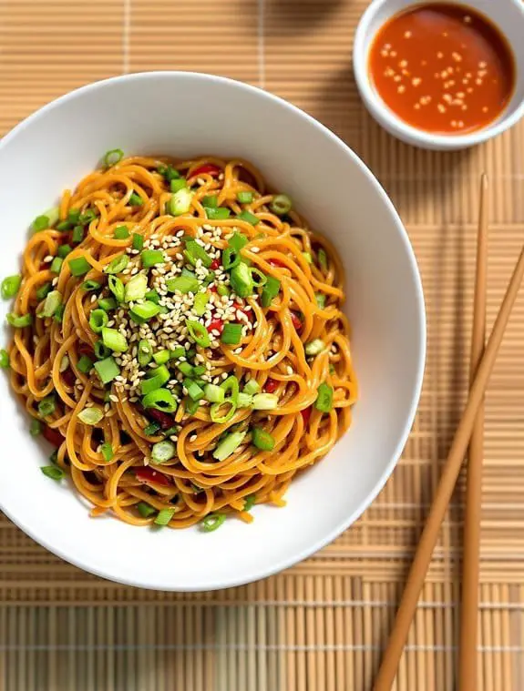 Savory Asian-Inspired Sesame Noodle Recipe