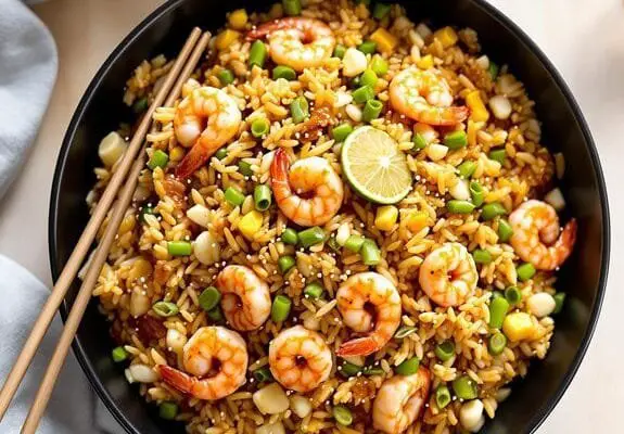 Chinese-Style Shrimp Fried Rice Recipe