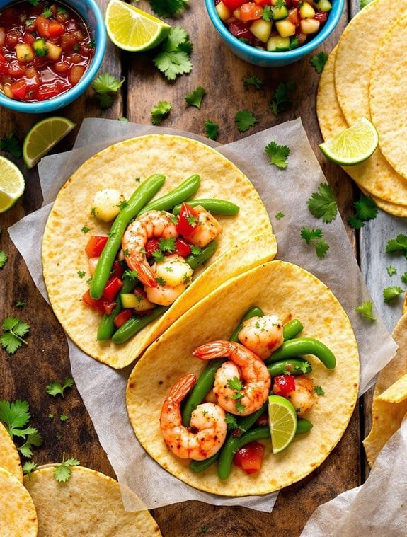 Fresh Lime-Cilantro Shrimp Tacos Recipe