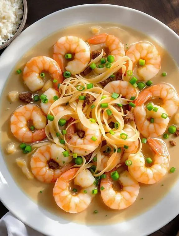 Chinese Shrimp With Lobster Sauce Recipe