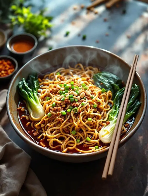 Spicy Sichuan Dan Dan Noodles Recipe