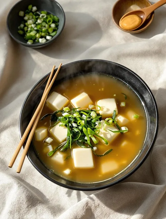 Japanese Miso Soup Recipe With Silken Tofu