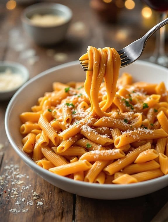 silky creamy vodka pasta
