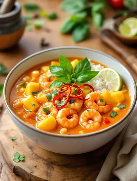 simple flavorful shrimp curry