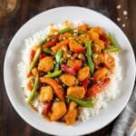 sizzling flavorful chicken stir fry