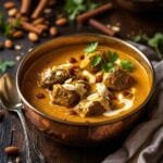 slow simmered creamy lamb pasanda