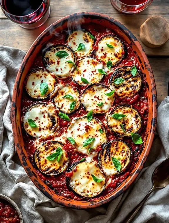 Smoky Italian Grilled Eggplant Parmesan Recipe