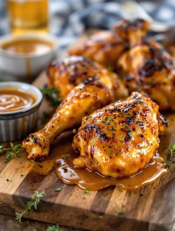 smoky mustard bbq chicken